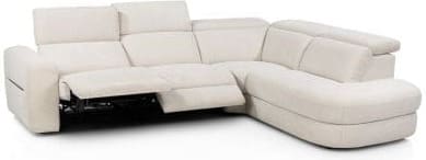 Henders & Hazel Tivoli hoekbank rechts - stof sevilla Beige|Wit Bank