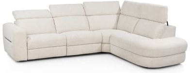 Henders & Hazel Tivoli hoekbank rechts - stof sevilla Beige|Wit Bank