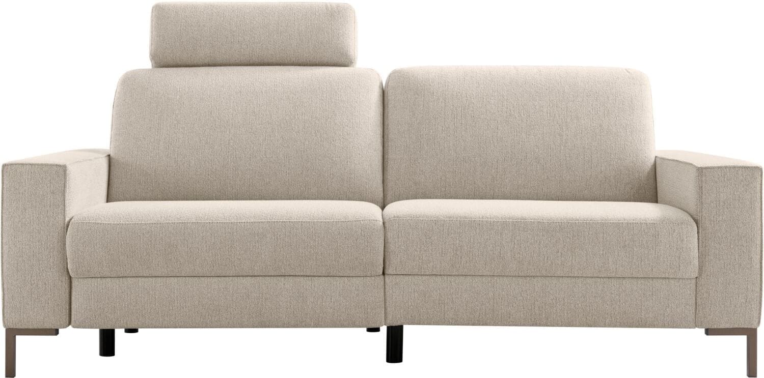 INHOUSE 3-Zitsbank Montilla met relax links beige Beige 3-zitsbank