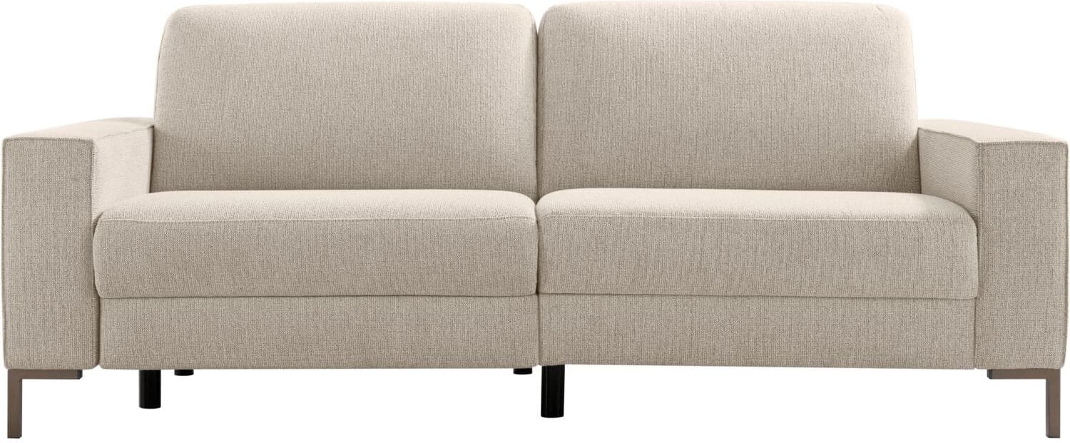 INHOUSE 3-Zitsbank Montilla met relax links beige Beige 3-zitsbank