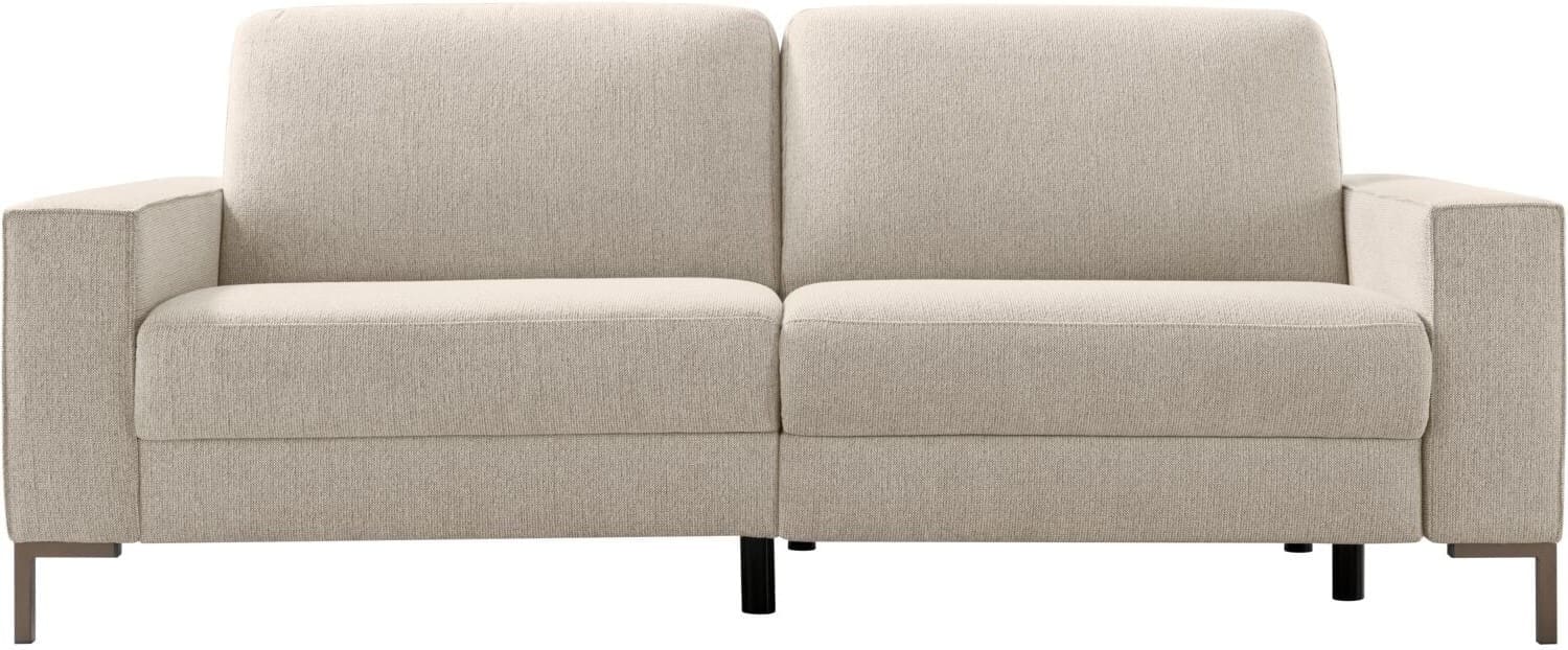 INHOUSE 3-Zitsbank Montilla met relax rechts beige Beige 3-zitsbank
