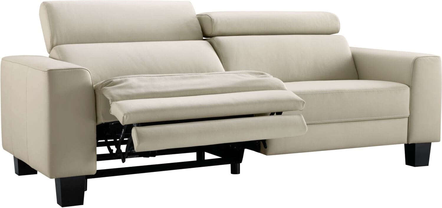 INHOUSE 3-zitsbank Rigas met relax beige Beige 3-zitsbank