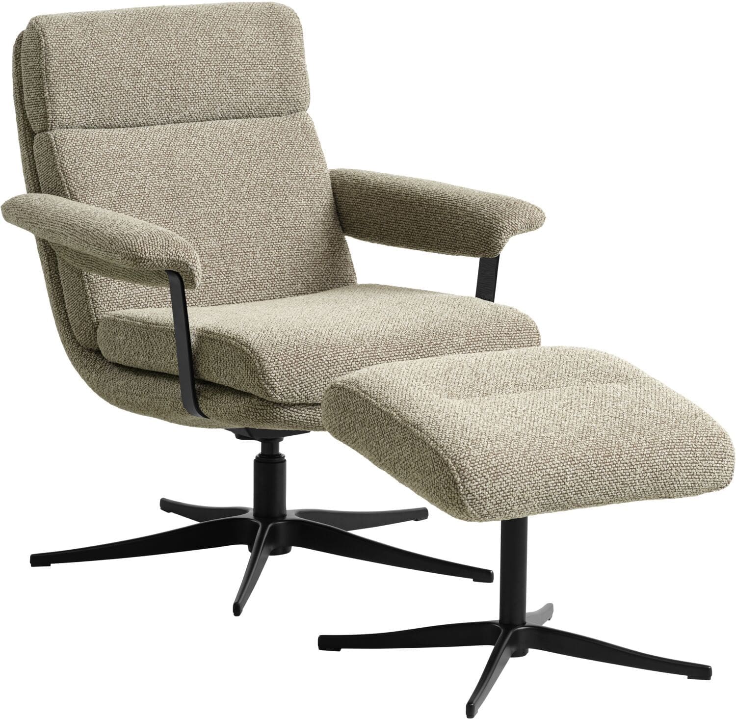 INHOUSE Draaifauteuil Calunio beige Beige Draaifauteuil