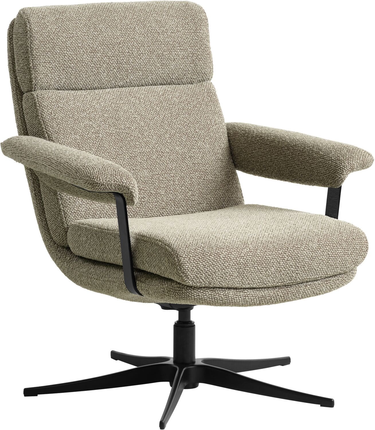 INHOUSE Draaifauteuil Calunio beige Beige Draaifauteuil