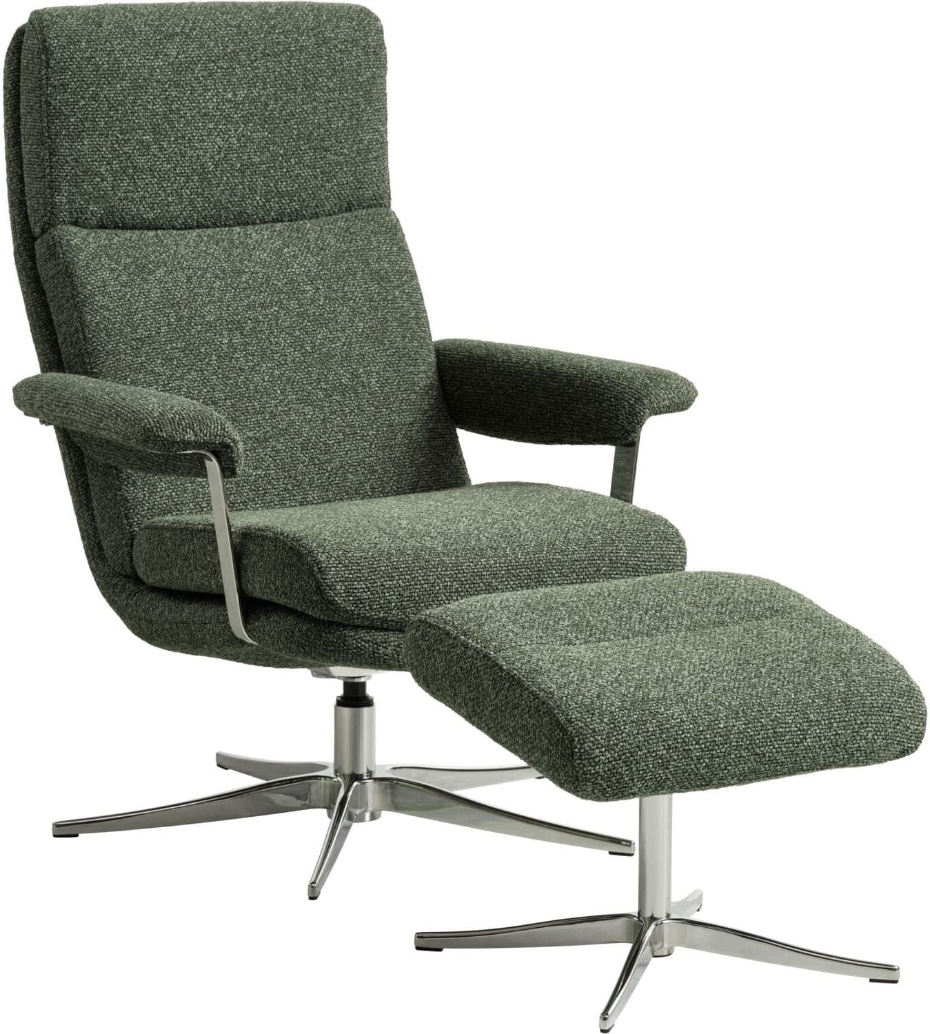INHOUSE Draaifauteuil Conora groen Groen Draaifauteuil