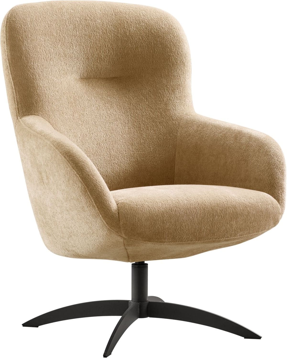 INHOUSE Draaifauteuil Morias okergeel Geel Draaifauteuil