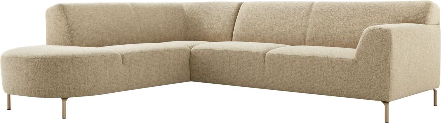 INHOUSE Hoekbank links Lorani zandbeige Bruin Hoekbank