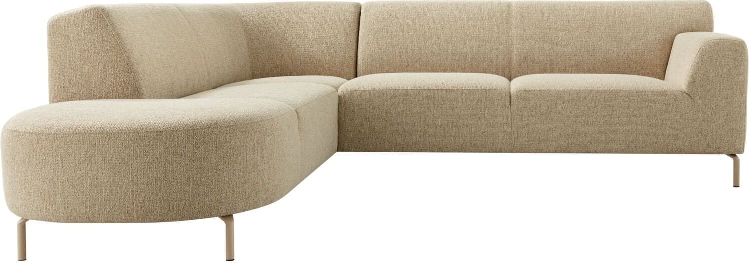 INHOUSE Hoekbank links Lorani zandbeige Bruin Hoekbank