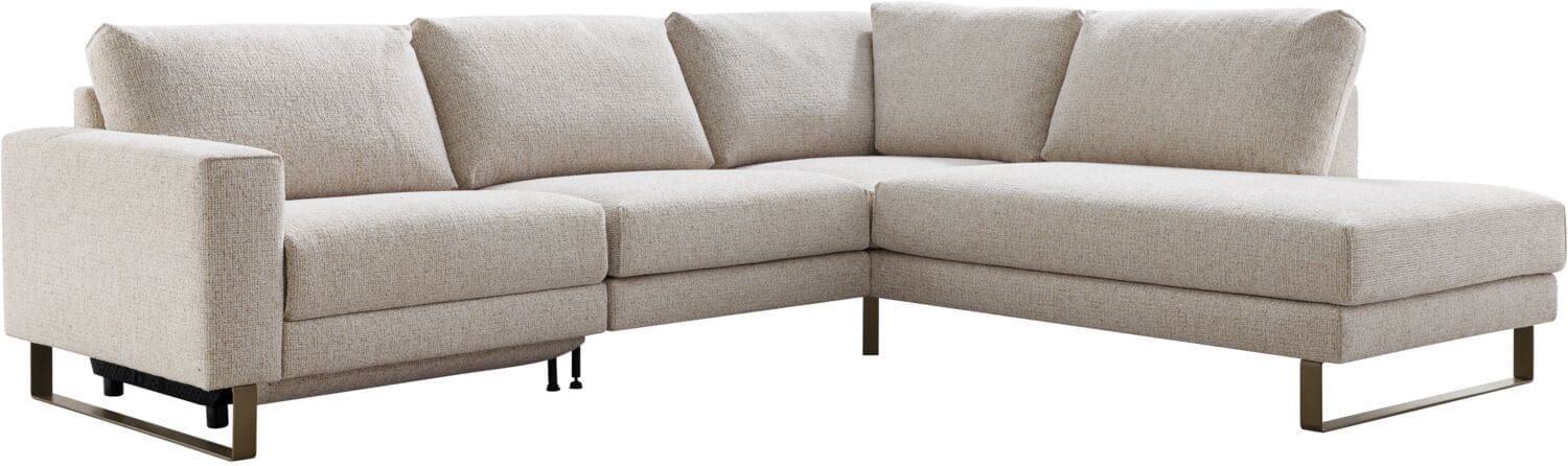 INHOUSE Hoekbank rechts met relax Levanzo beige Beige Hoekbank