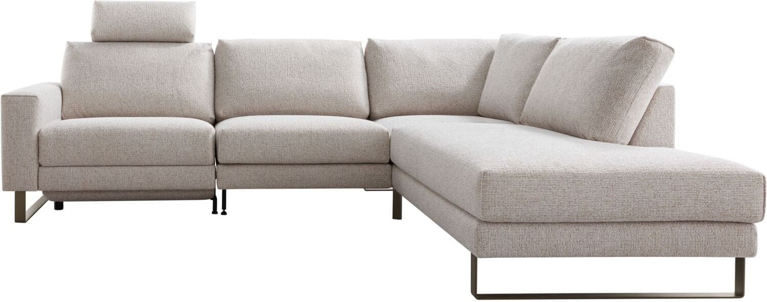 INHOUSE Hoekbank rechts met relax Levanzo beige Beige Hoekbank