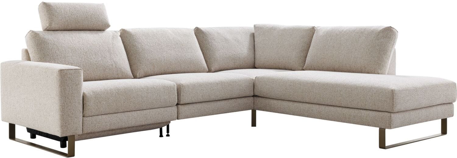 INHOUSE Hoekbank rechts met relax Levanzo beige Beige Hoekbank