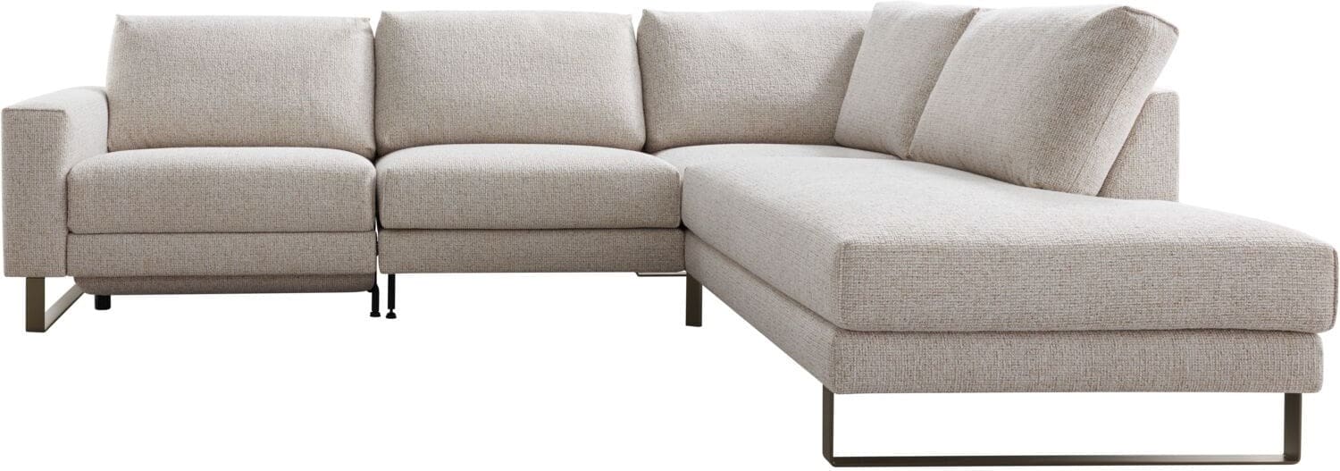 INHOUSE Hoekbank rechts met relax Levanzo beige Beige Hoekbank