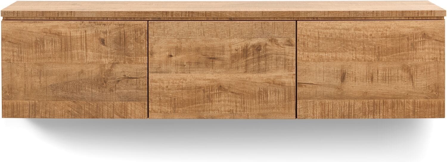INHOUSE TV-meubel Warani hoog 150 cm hangend mango Bruin|Naturel Tv-meubel|Tv-dressoir