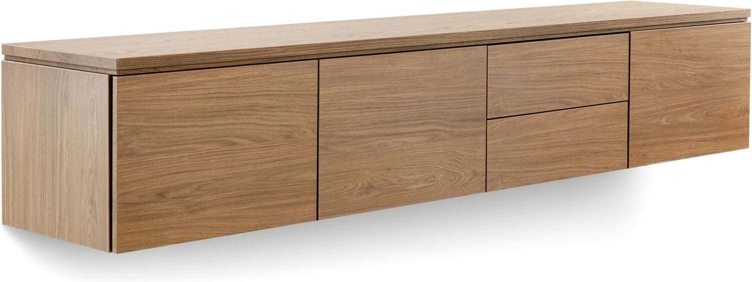 INHOUSE TV-meubel Warani hoog 200 cm hangend hazel Tv-meubel|Tv-dressoir