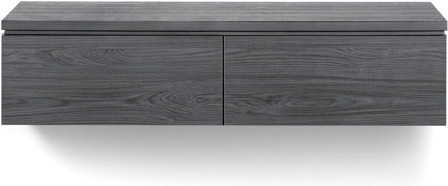 INHOUSE TV-meubel Warani laag 100 cm hangend zwart Zwart Tv-meubel|Tv-dressoir