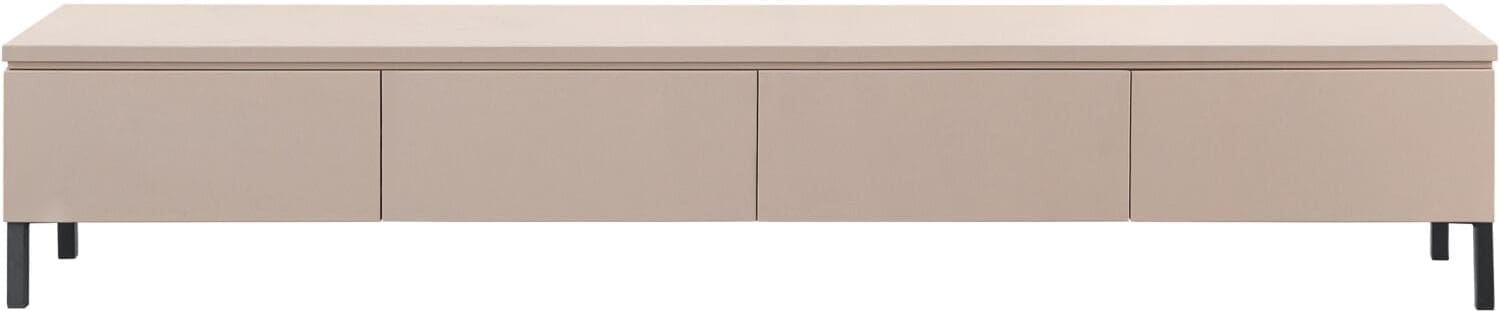 INHOUSE TV-meubel Warani laag 200 cm grijs gelakt Grijs Tv-meubel|Tv-dressoir