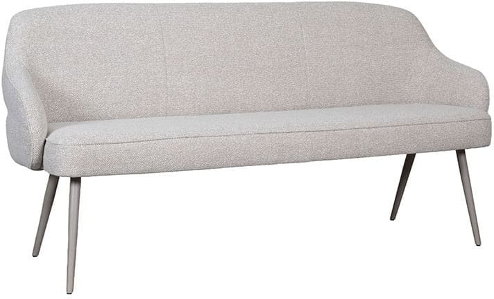 LABEL51 Eetkamerbank Eetkamerbank Bern - Naturel - Royal Boucle - 160 cm Naturel Eetkamerbank