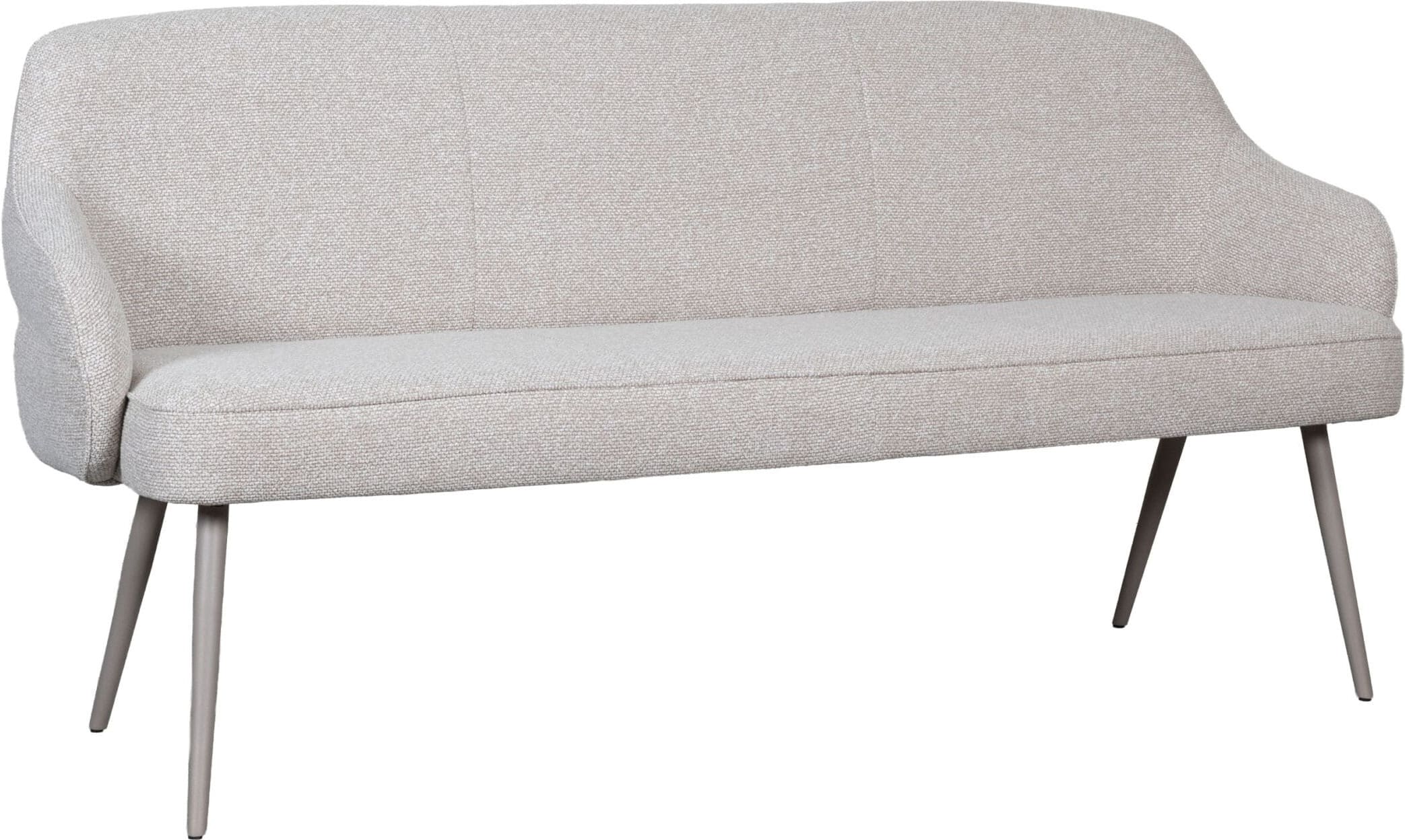 LABEL51 Eetkamerbank Eetkamerbank Bern - Naturel - Royal Boucle - 190 cm Naturel Eetkamerbank