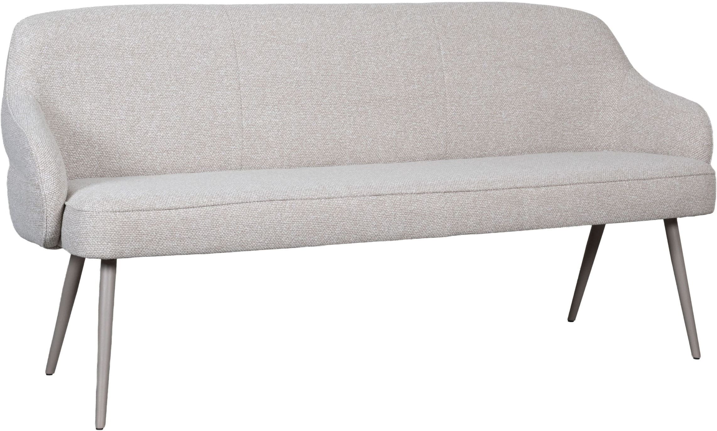 LABEL51 Eetkamerbank Eetkamerbank Bern - Naturel - Royal Boucle - 220 cm Naturel Eetkamerbank