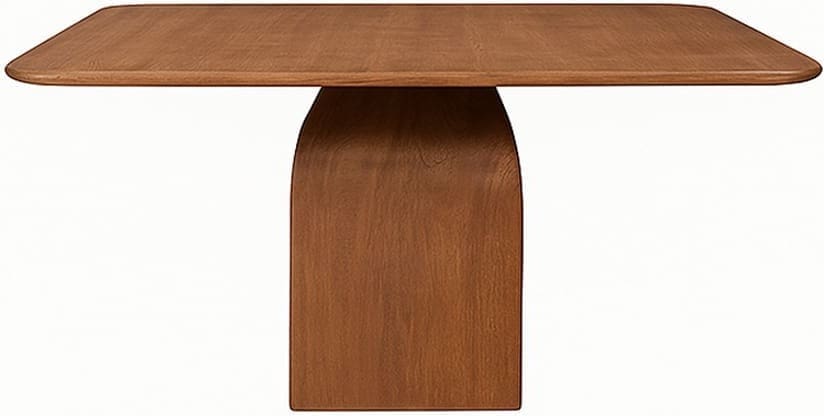 LABEL51 Eetkamertafel Ingo - Nature Smooth - Mangohout - 140 cm - Vierkant Eettafel