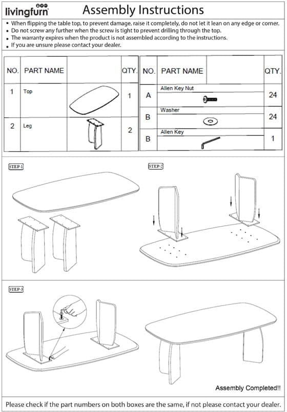 Livingfurn Eettafel Trevor 280cm Bruin|Naturel Eettafel