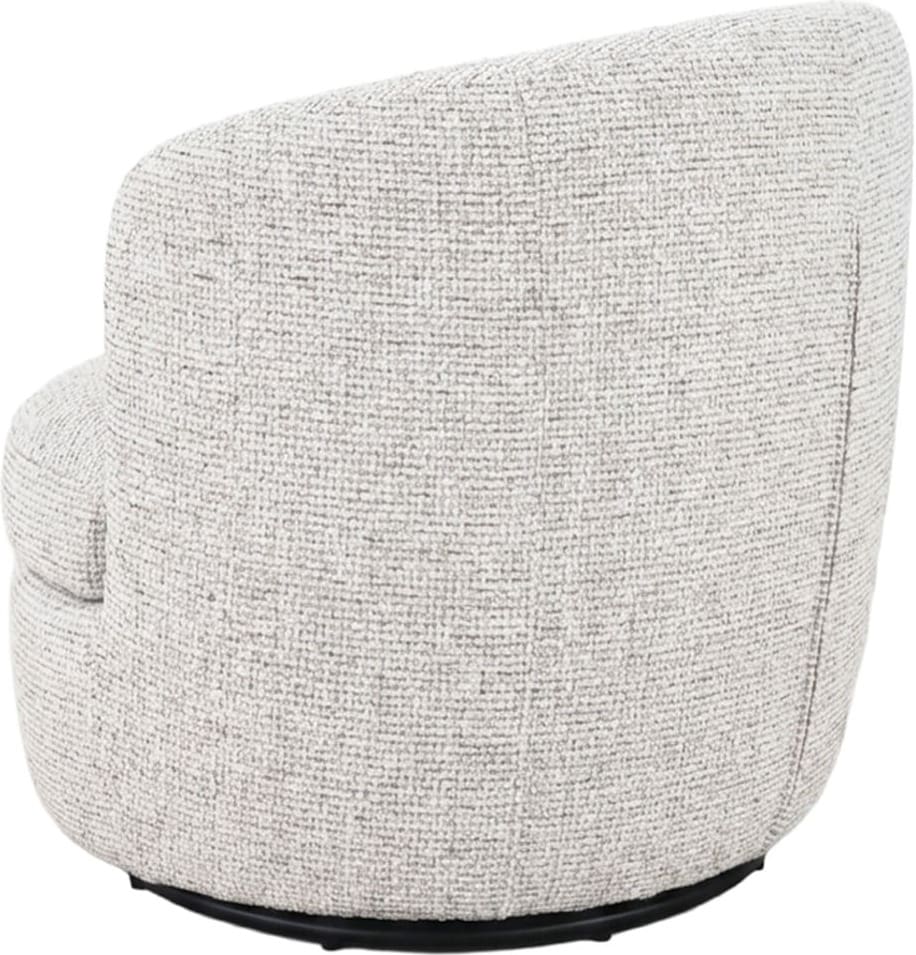 Livingfurn Fauteuil Britt Beige Beige|Wit Fauteuil