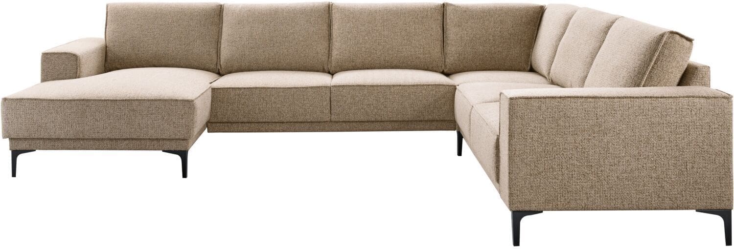 Profijt Meubel Hoekbank rechts Calira bruin basic comfort Bruin Hoekbank
