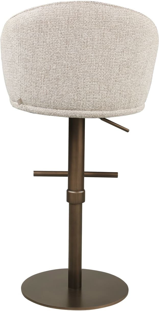 Richmond Interiors Barstoel Beverly natural fancy Beige Barstoel