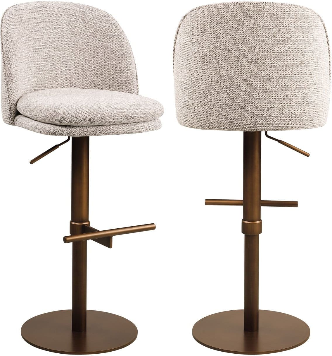 Richmond Interiors Barstoel Vesper mocca fancy Barstoel