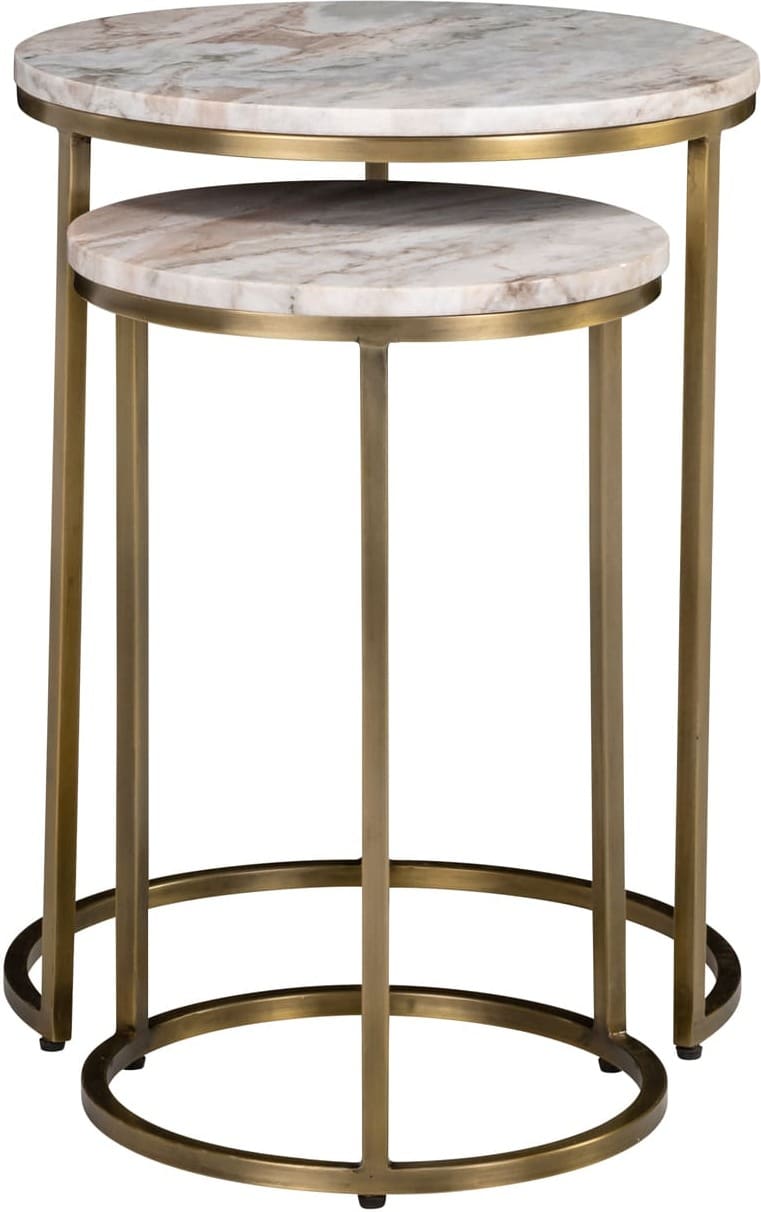 Richmond Interiors Bijzettafel Bottega Blush beige Beige Bijzettafel