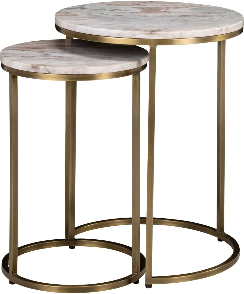 Richmond Interiors Bijzettafel Bottega Blush beige Beige Bijzettafel