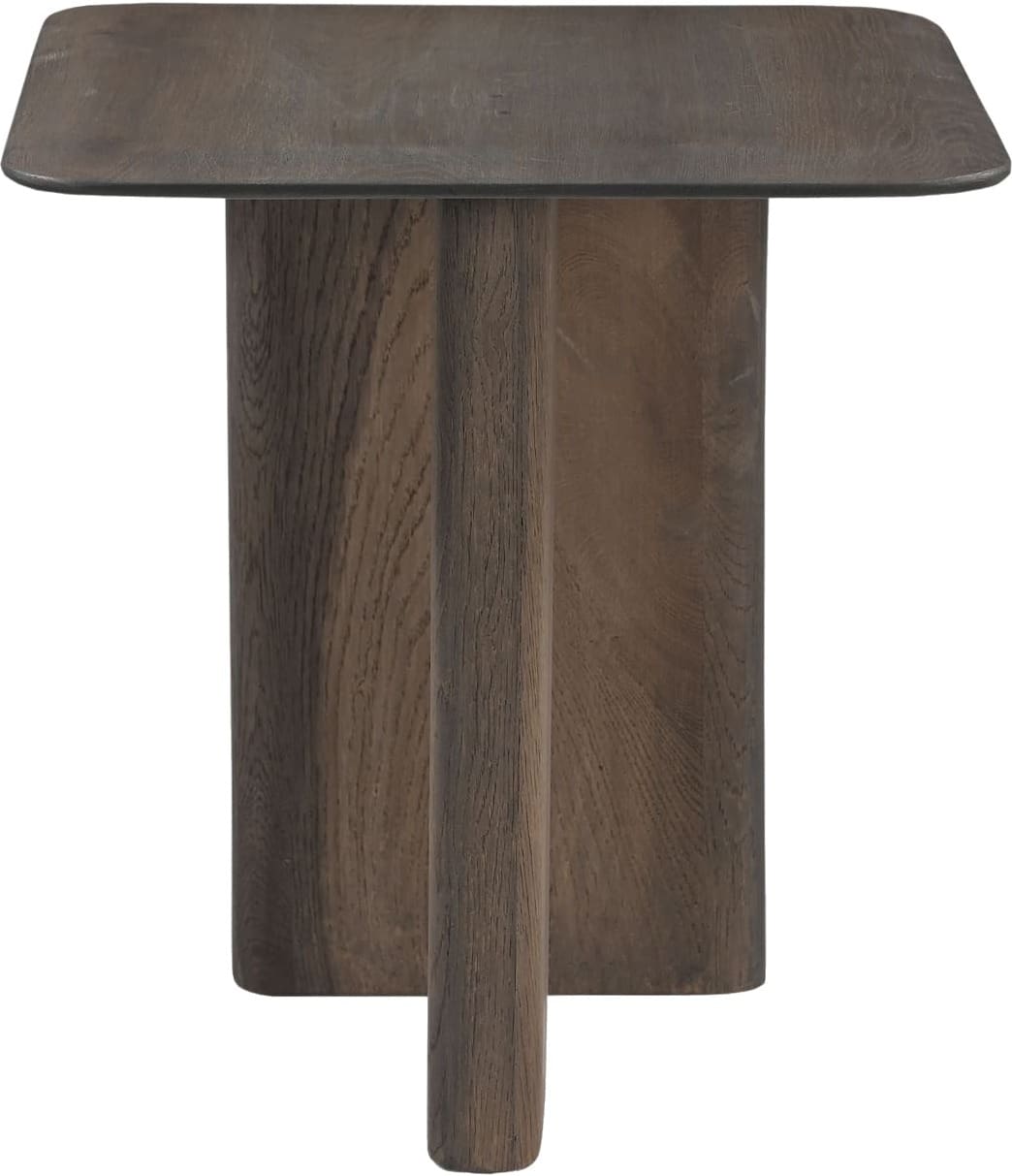 Richmond Interiors Bijzettafel Castello Smoked charchoal oak top Bijzettafel