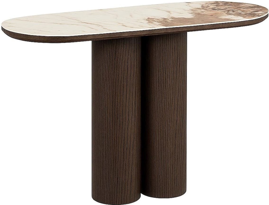 Richmond Interiors Console Langford brown Bruin Wandtafel