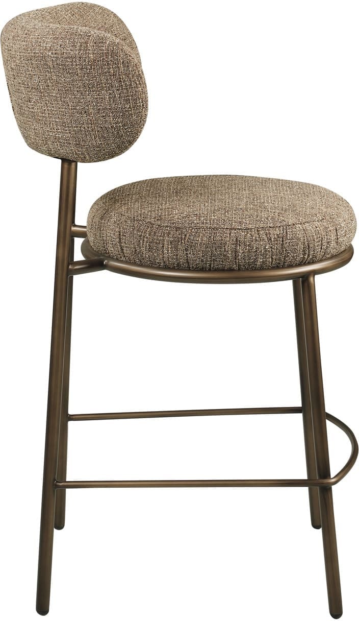 Richmond Interiors Counterstoel Encanto brown tweed Bruin Eetkamerstoel