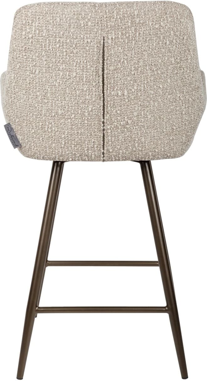 Richmond Interiors Counterstoel Linsey natural chunky Beige Eetkamerstoel