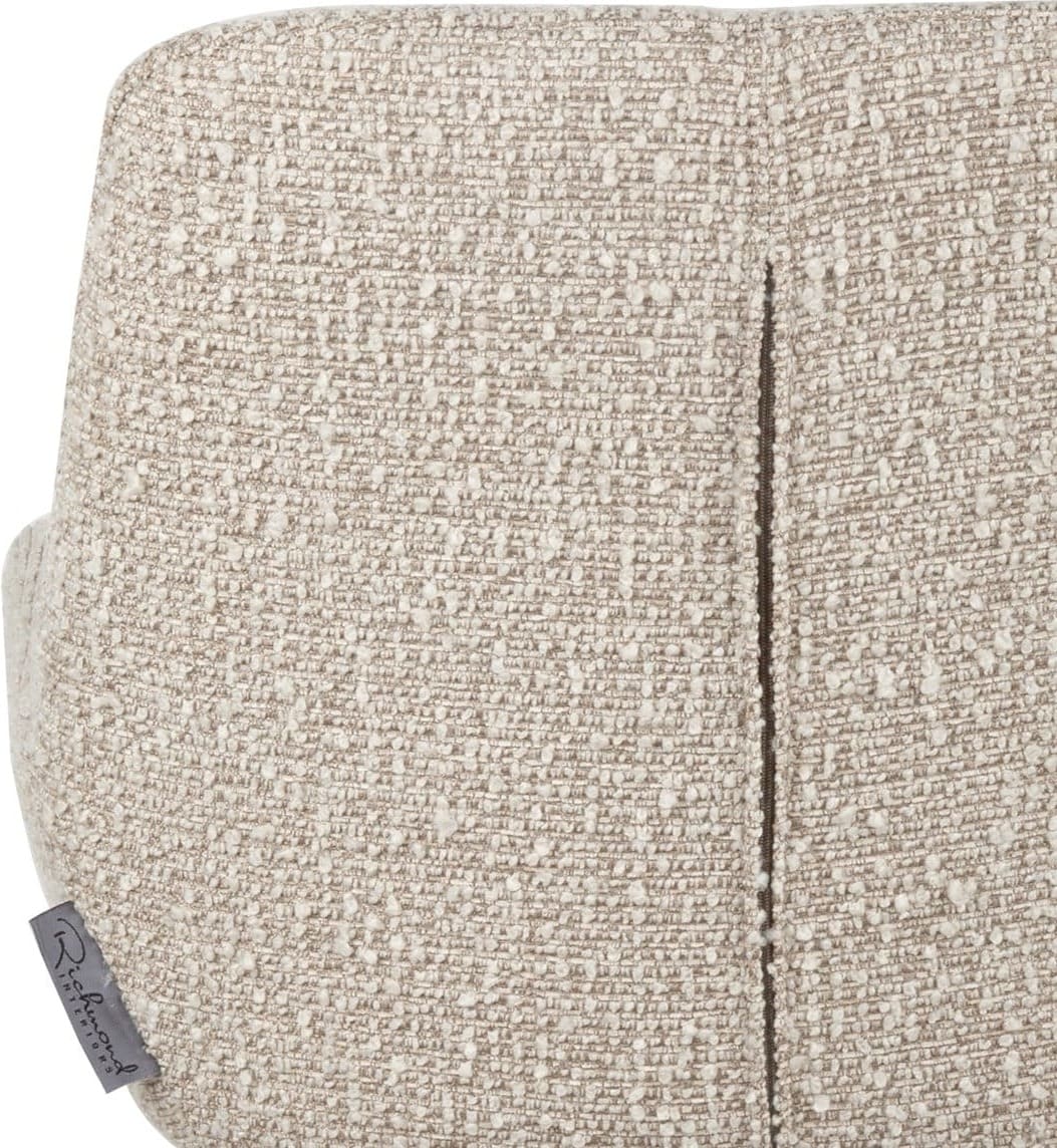 Richmond Interiors Counterstoel Linsey natural chunky Beige Eetkamerstoel