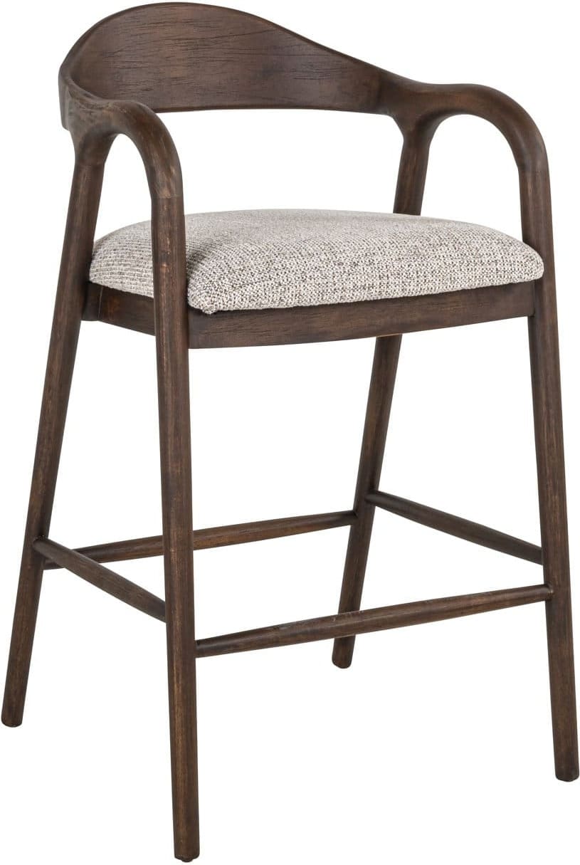 Richmond Interiors Counterstoel Mihara mocca fancy fire retardant Eetkamerstoel