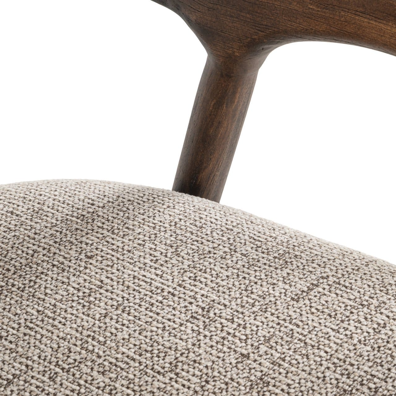 Richmond Interiors Counterstoel Mihara mocca fancy fire retardant Eetkamerstoel