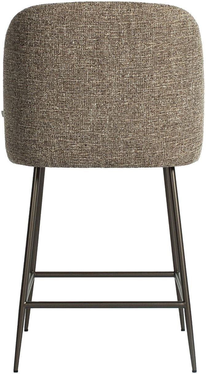 Richmond Interiors Counterstoel Pullitzer brown tweed Bruin Eetkamerstoel