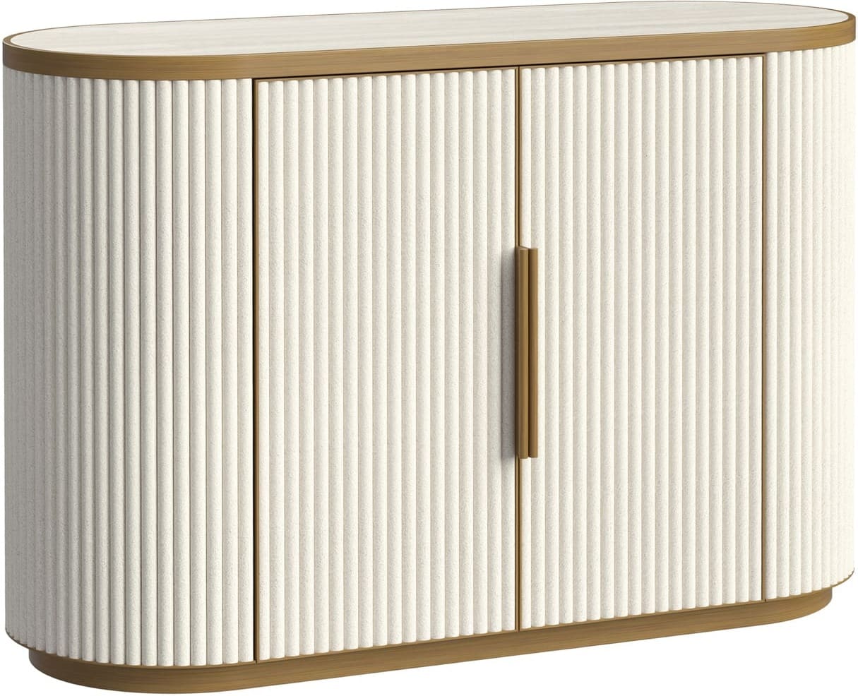 Richmond Interiors Dressoir Tivoli white Wit Dressoir