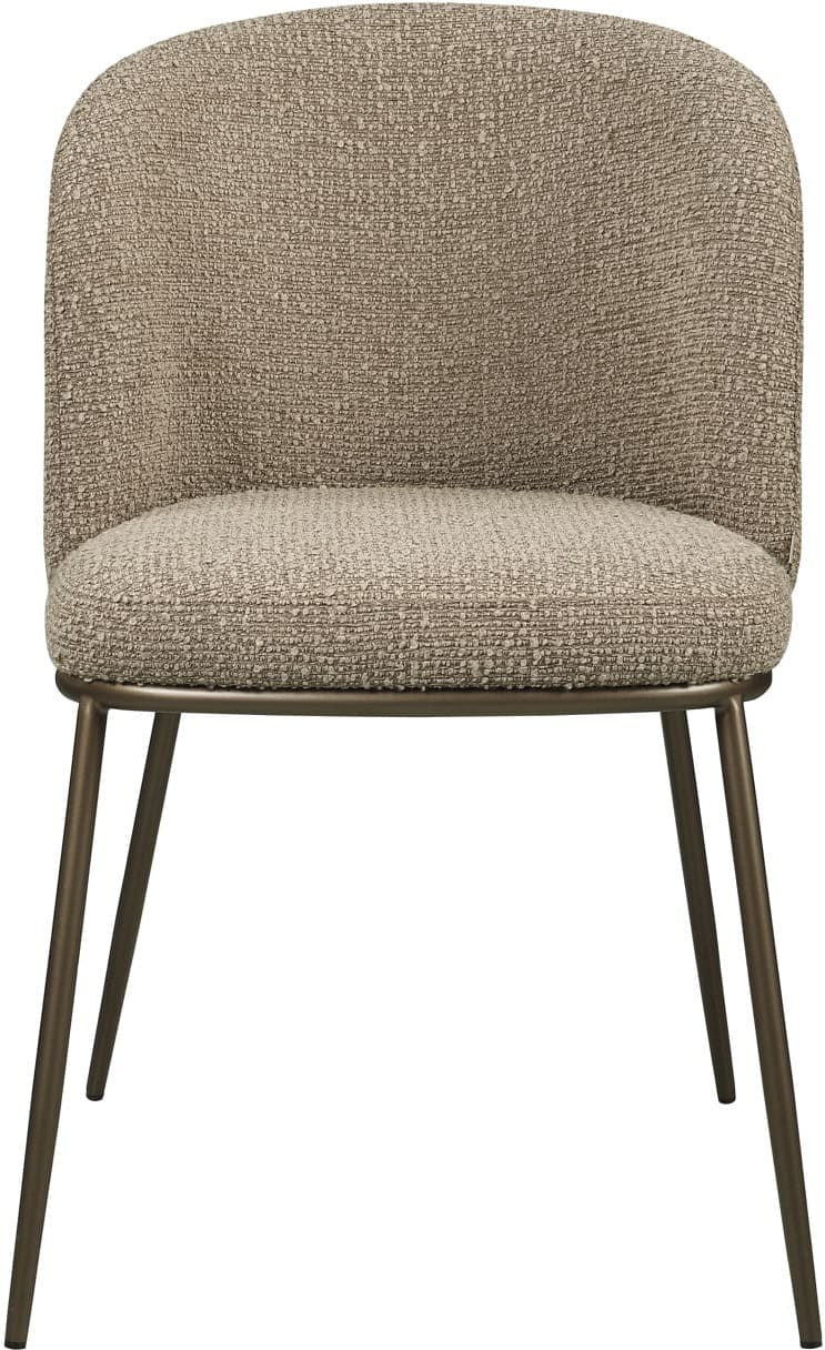 Richmond Interiors Eetkamerstoel Elvi mocca chunky fire retardant Eetkamerstoel