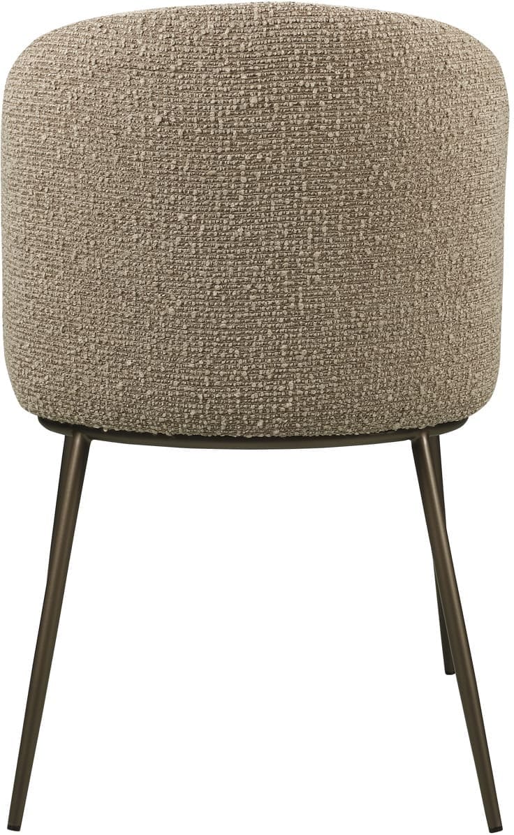 Richmond Interiors Eetkamerstoel Elvi mocca chunky fire retardant Eetkamerstoel
