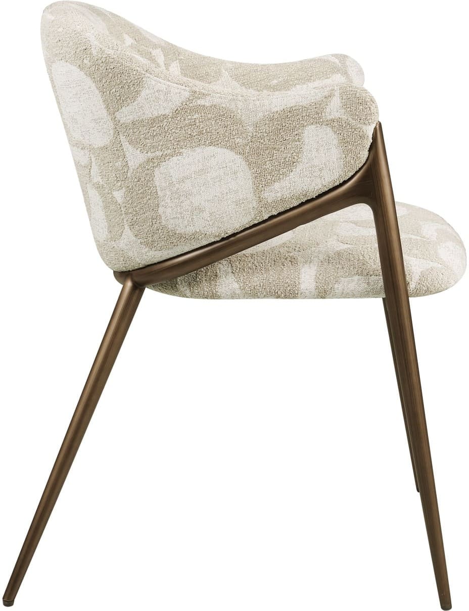 Richmond Interiors Eetkamerstoel Gwen natural oasis Beige Eetkamerstoel