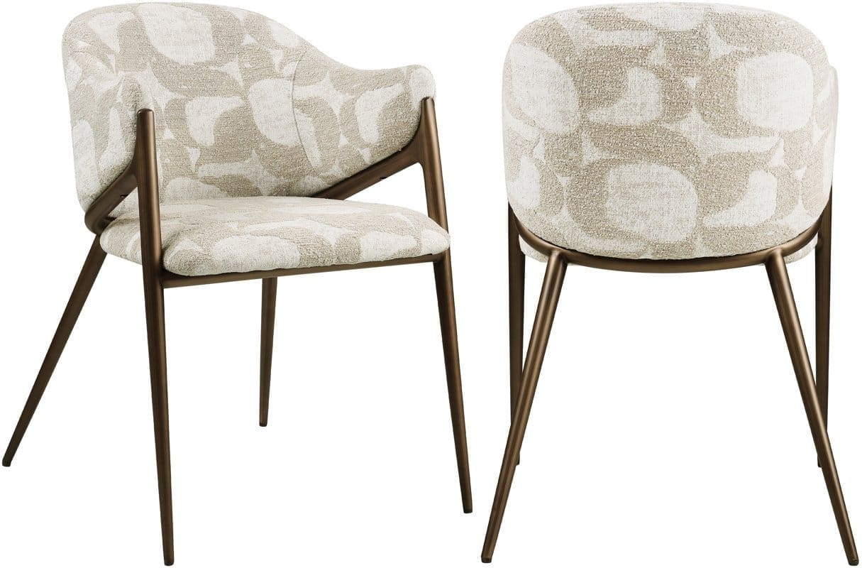 Richmond Interiors Eetkamerstoel Gwen natural oasis Beige Eetkamerstoel