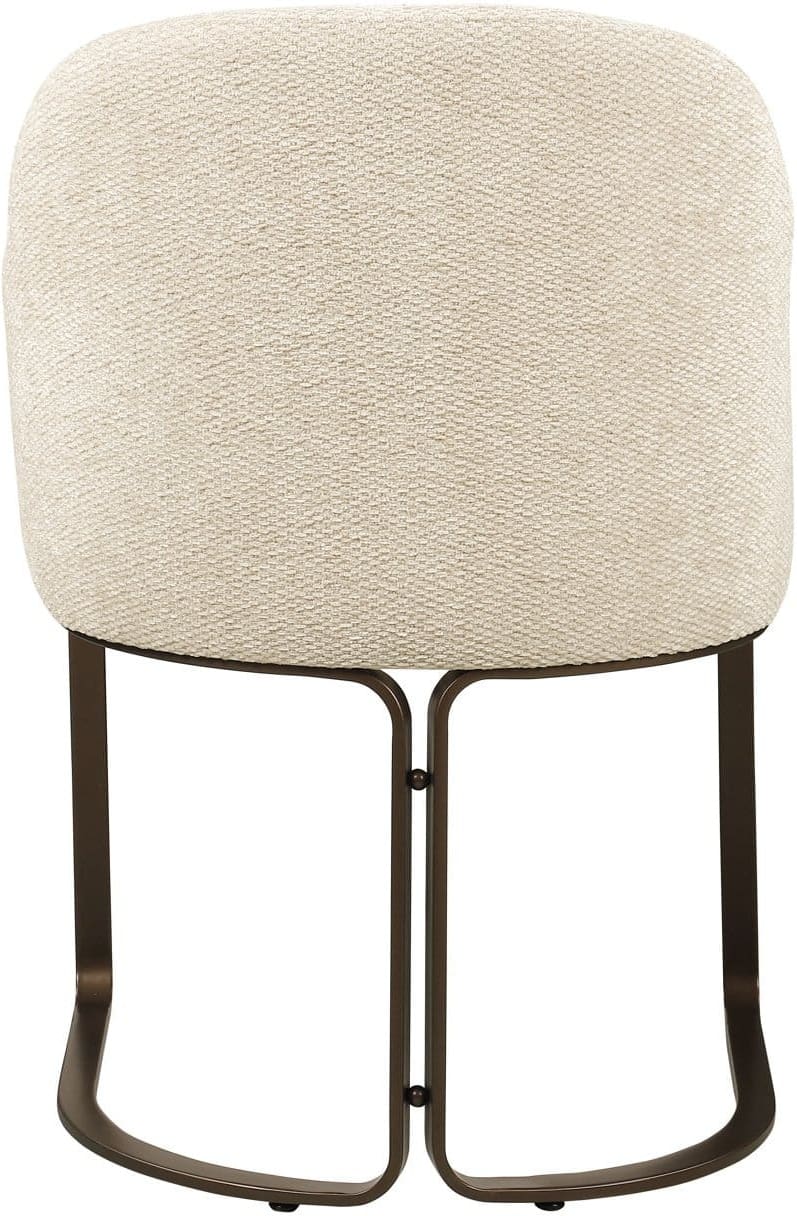 Richmond Interiors Eetkamerstoel Hadley natural boldweave fire retardant Beige Eetkamerstoel