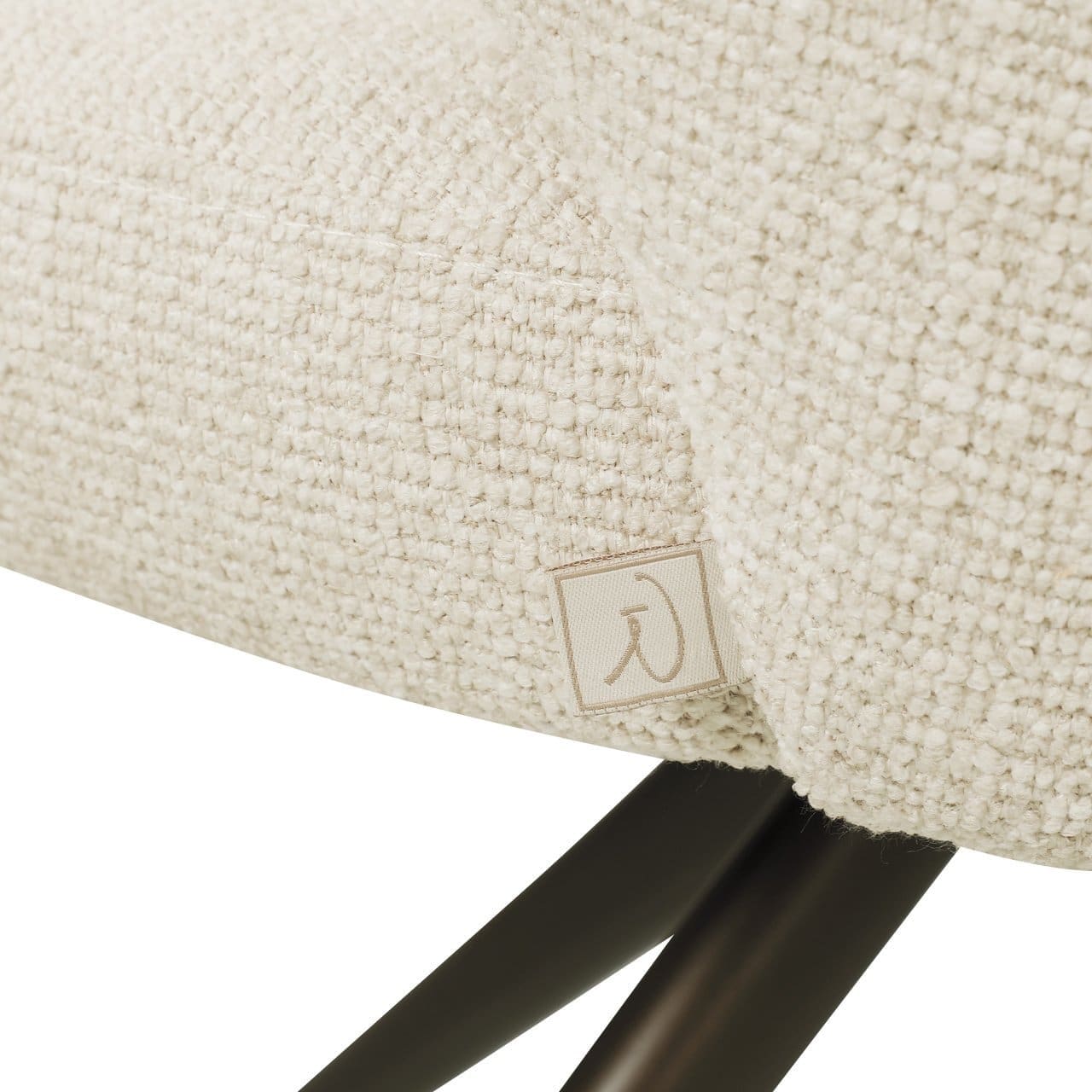 Richmond Interiors Eetkamerstoel Milly biscotti swivel Eetkamerstoel