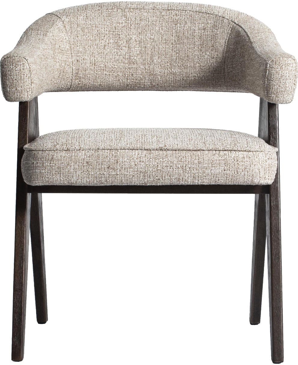 Richmond Interiors Eetkamerstoel Mori cream tweed fire retardant Eetkamerstoel