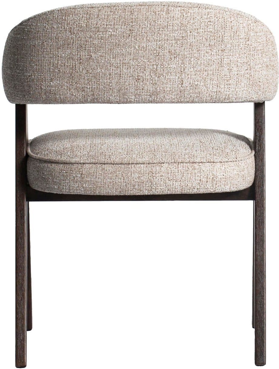 Richmond Interiors Eetkamerstoel Mori cream tweed fire retardant Eetkamerstoel
