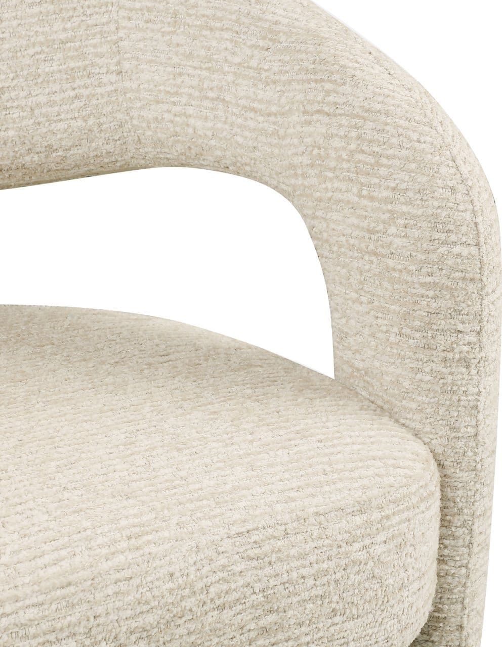 Richmond Interiors Eetkamerstoel Soho natural linear fire retardant Beige Eetkamerstoel