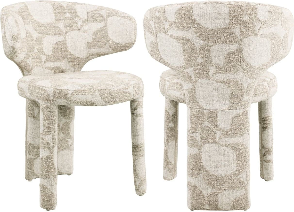 Richmond Interiors Eetkamerstoel Viola natural oasis Beige Eetkamerstoel